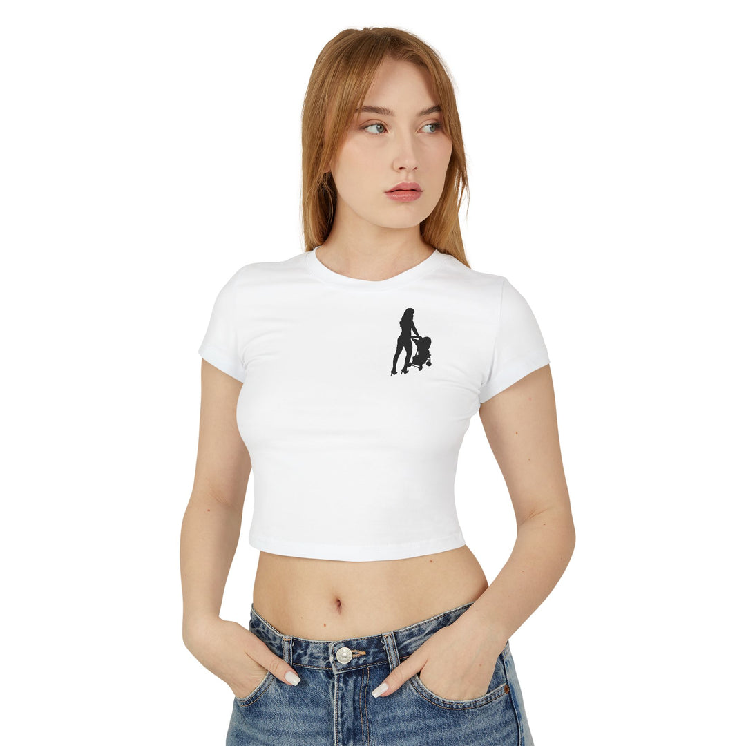 Subtle Power Logo Baby Tee | Hottest Mom | Effortless Everyday Style