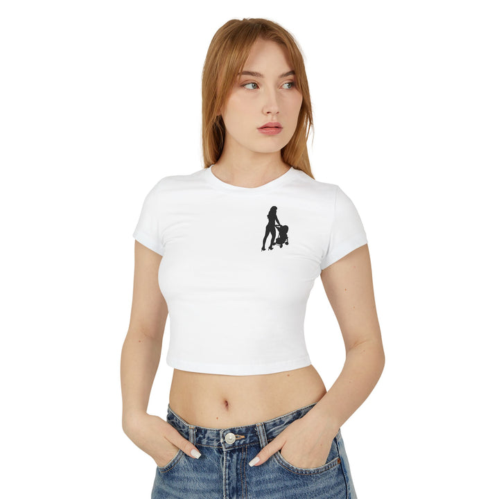 Subtle Power Logo Baby Tee | Hottest Mom | Effortless Everyday Style