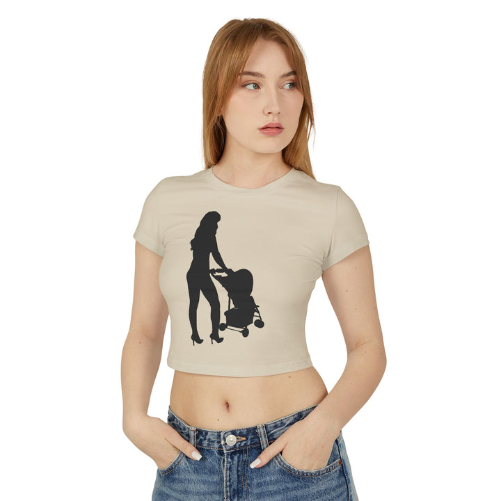 Bold Logo Baby Tee | Hottest Mom | Make a Statement