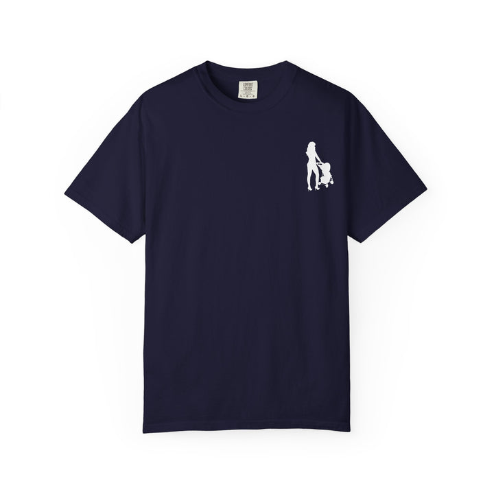 Subtle Hottest Mom Logo Unisex Garment-Dyed T-Shirt