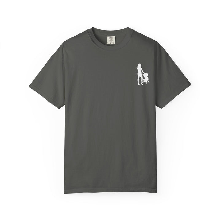 Subtle Hottest Mom Logo Unisex Garment-Dyed T-Shirt