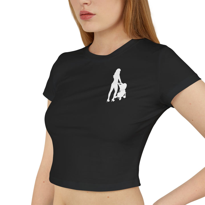 Subtle Power Logo Baby Tee | Hottest Mom | Effortless Everyday Style