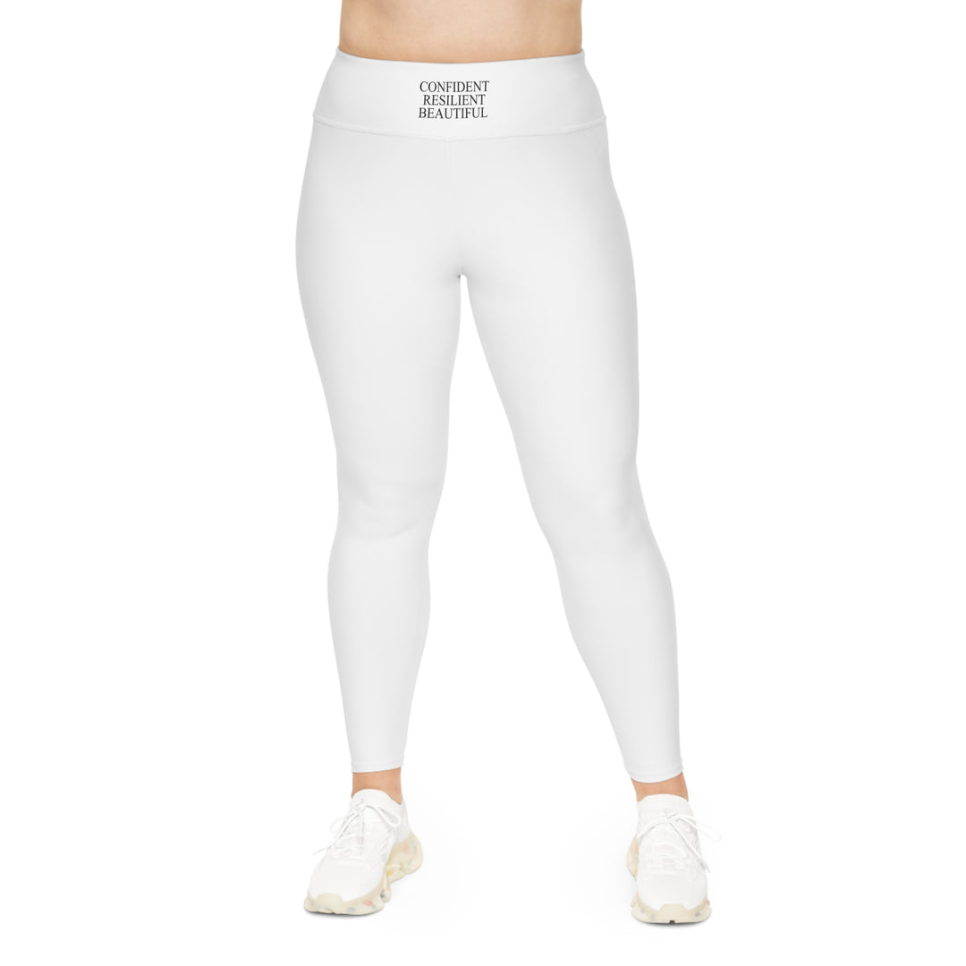 Curvaceous Empowerment Leggings | Confident, Resilient, Beautiful | Activewear for Moms