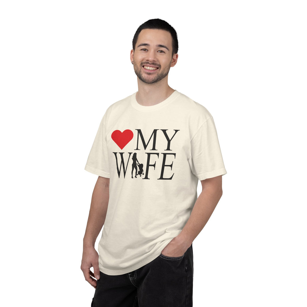 ❤️ My Wife Unisex Garment-Dyed T-Shirt