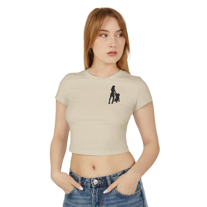 Subtle Power Logo Baby Tee | Hottest Mom | Effortless Everyday Style