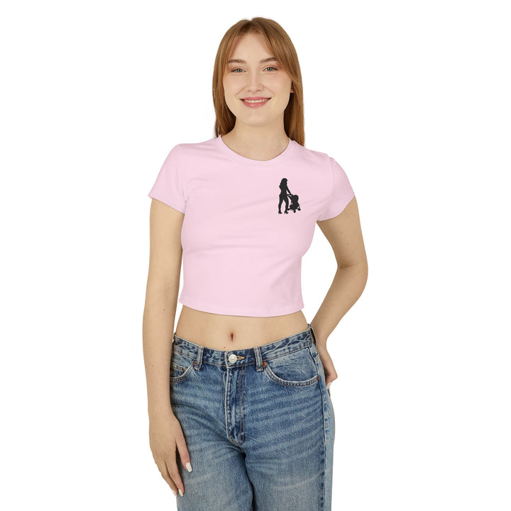 Subtle Power Logo Baby Tee | Hottest Mom | Effortless Everyday Style