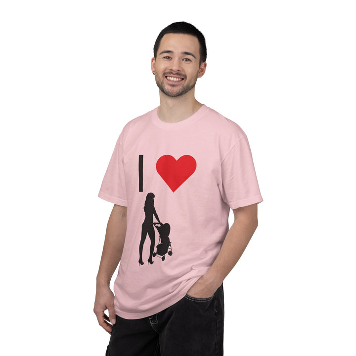 I ❤️ Hottest Mom Unisex Garment-Dyed T-Shirt | Celebrate Love and Empowerment