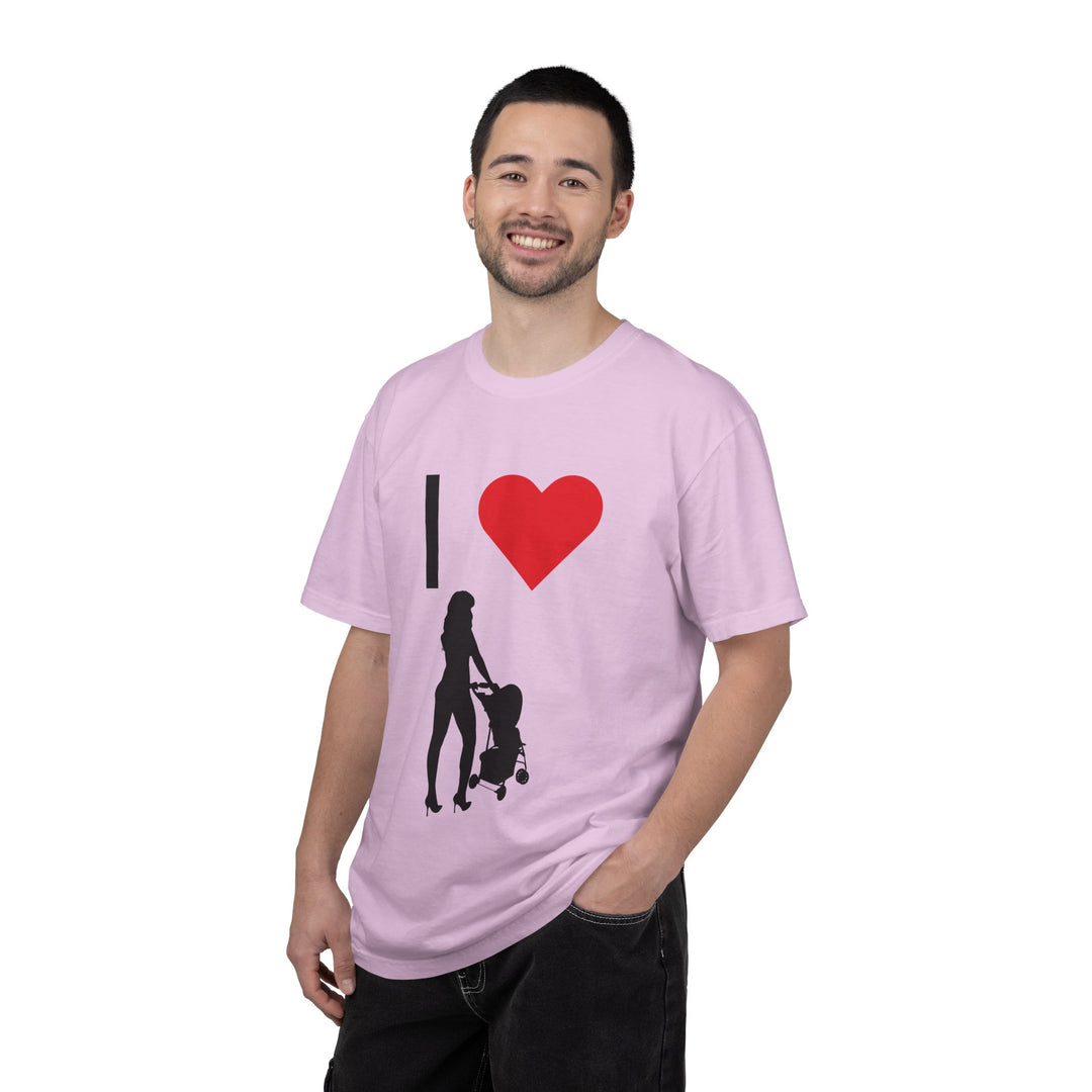 I ❤️ Hottest Mom Unisex Garment-Dyed T-Shirt | Celebrate Love and Empowerment