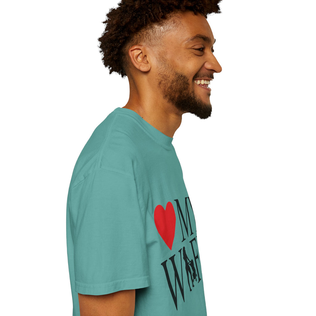 ❤️ My Wife Unisex Garment-Dyed T-Shirt