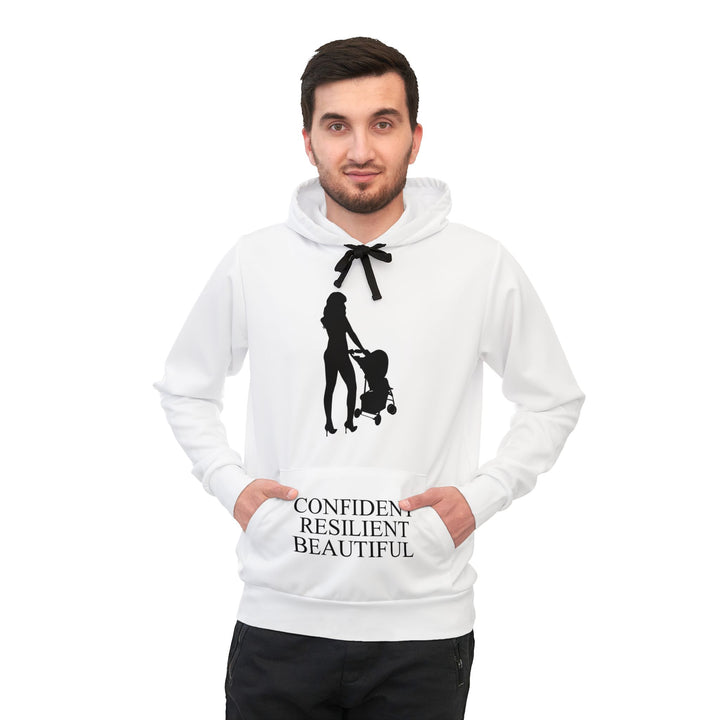 Empowerment Athletic Hoodie | Confident, Resilient, Beautiful
