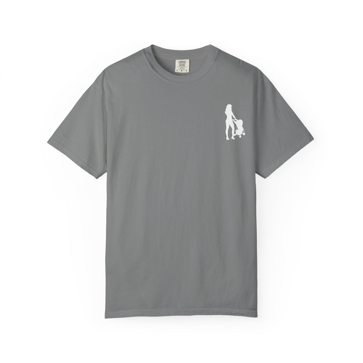 Subtle Hottest Mom Logo Unisex Garment-Dyed T-Shirt