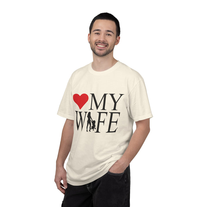 ❤️ My Wife Unisex Garment-Dyed T-Shirt