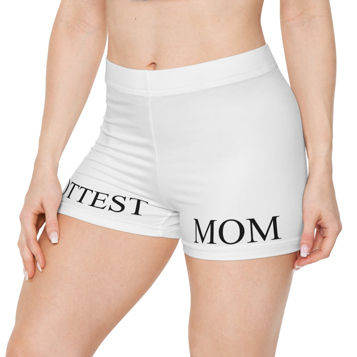 Hottest Mom Apparel Women’s Shorts (WHITE)