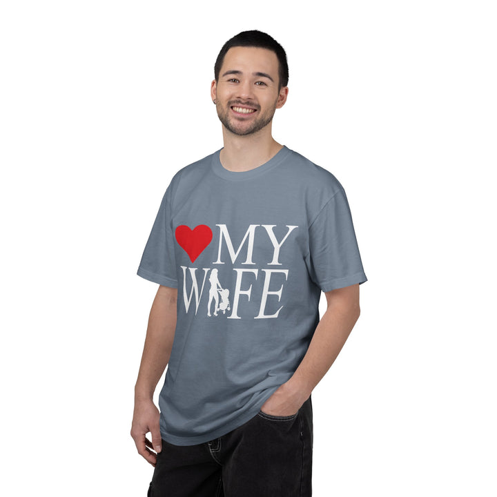 ❤️ My Wife Unisex Garment-Dyed T-Shirt