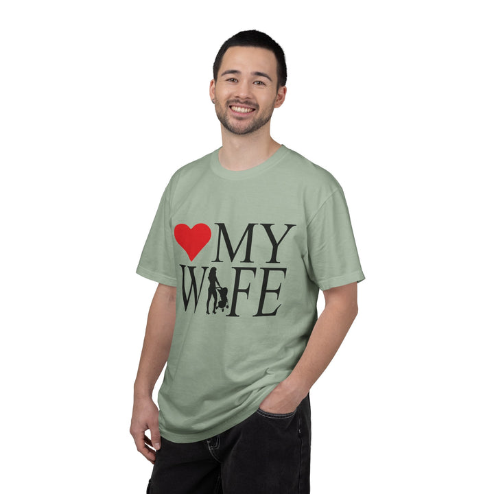 ❤️ My Wife Unisex Garment-Dyed T-Shirt