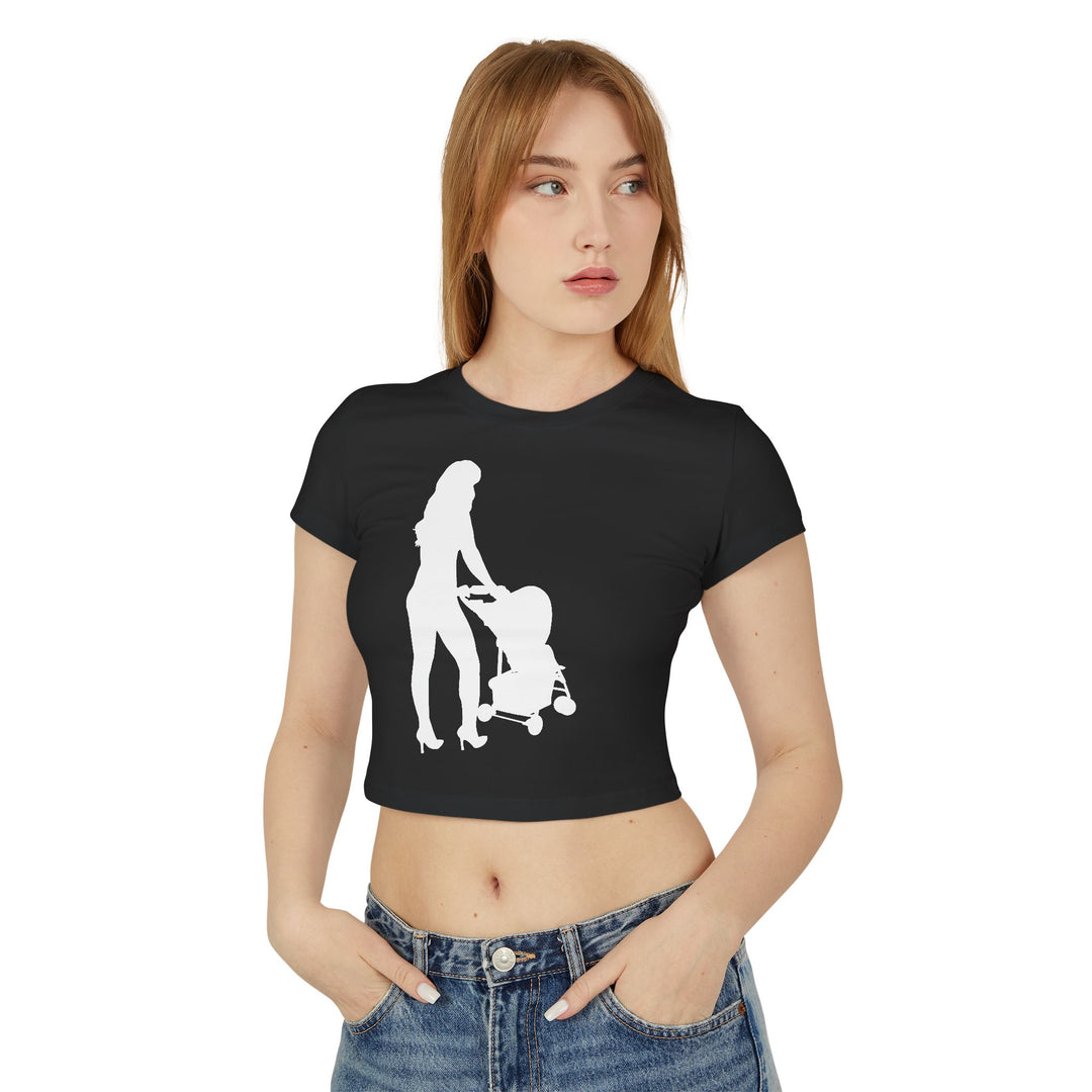 Bold Logo Baby Tee | Hottest Mom | Make a Statement
