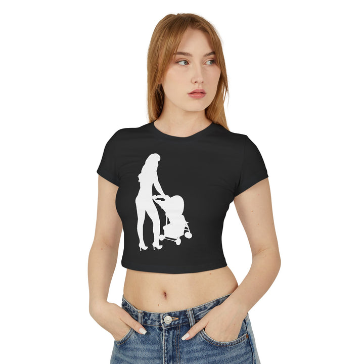 Bold Logo Baby Tee | Hottest Mom | Make a Statement