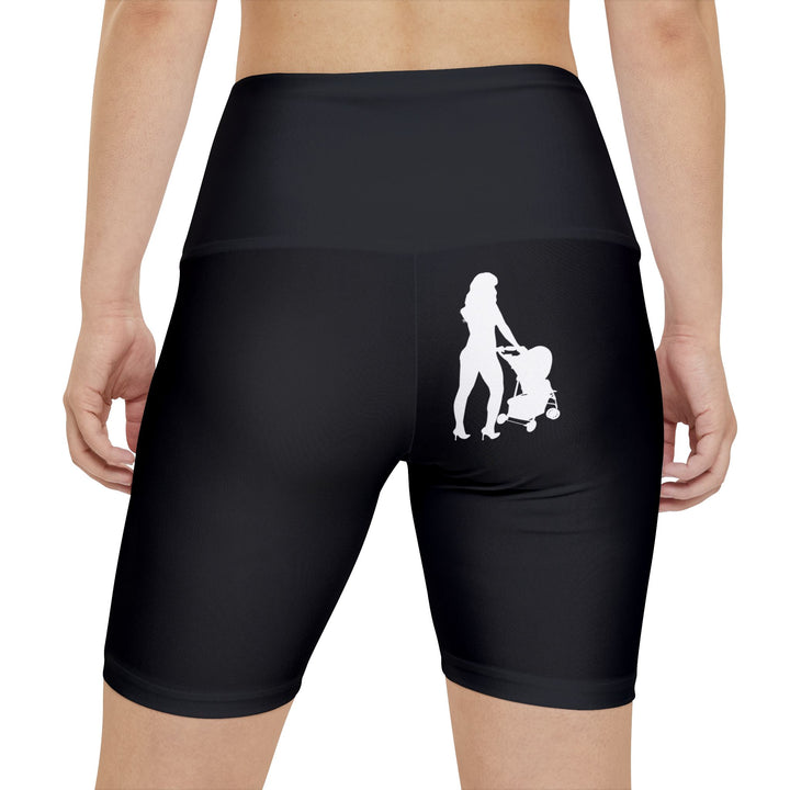 Empowerment Workout Shorts | Confident, Resilient, Beautiful (BLACK)