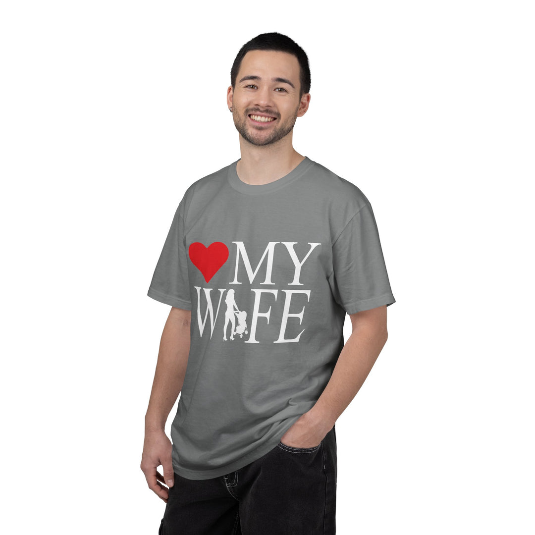 ❤️ My Wife Unisex Garment-Dyed T-Shirt