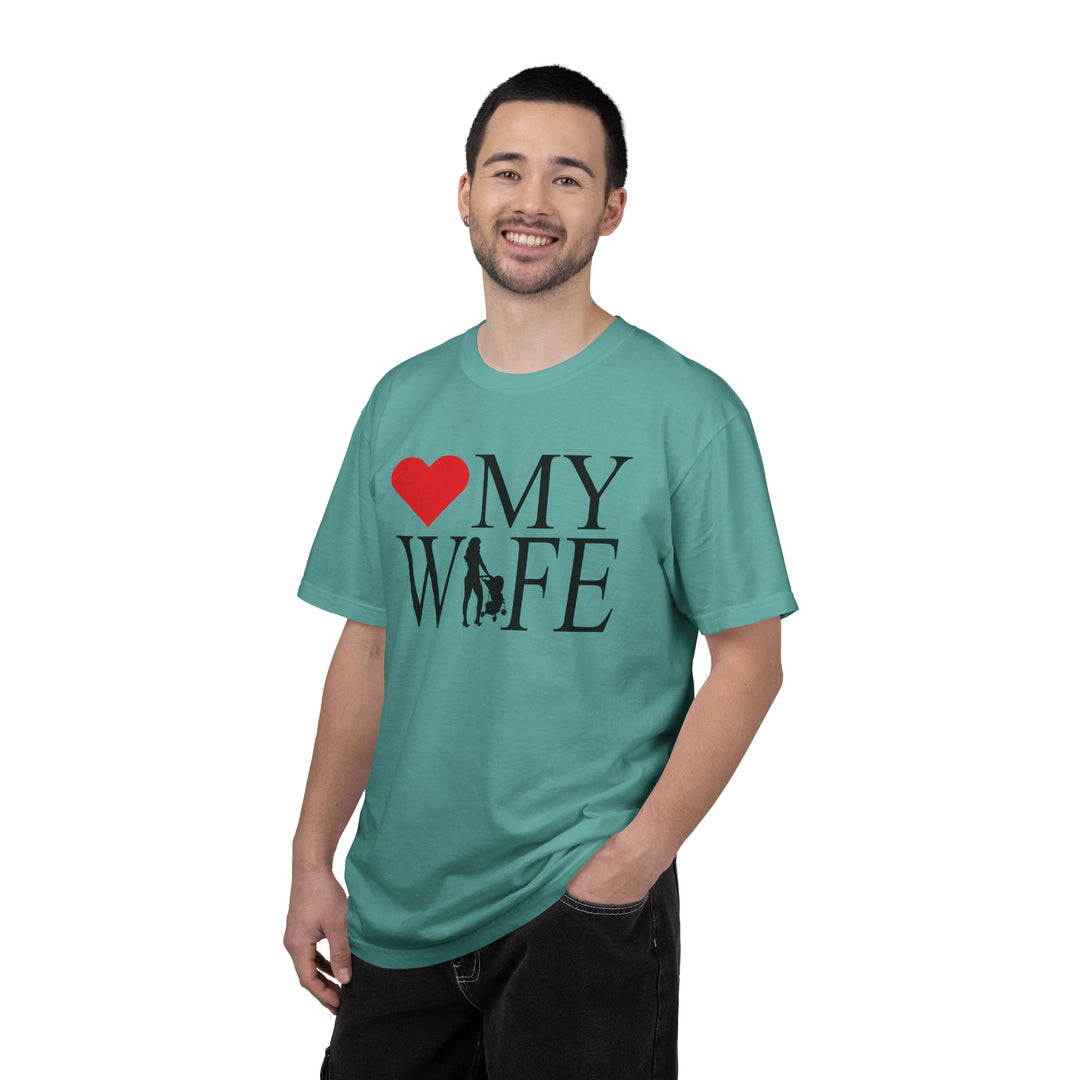 ❤️ My Wife Unisex Garment-Dyed T-Shirt
