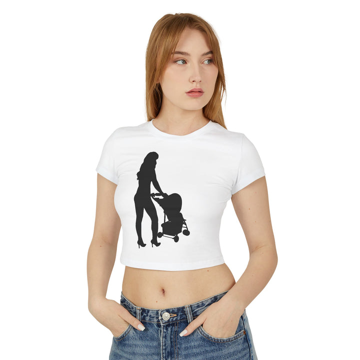 Bold Logo Baby Tee | Hottest Mom | Make a Statement