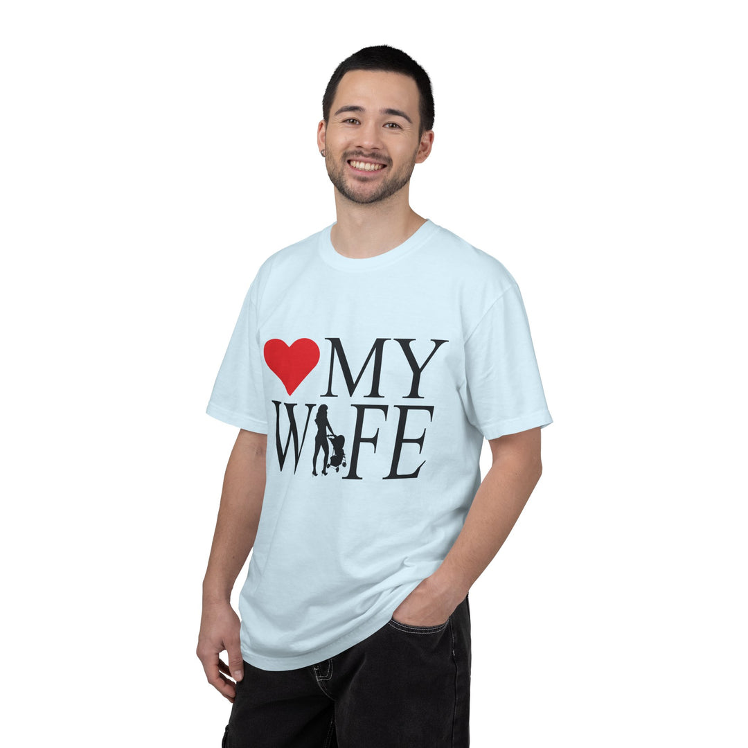 ❤️ My Wife Unisex Garment-Dyed T-Shirt