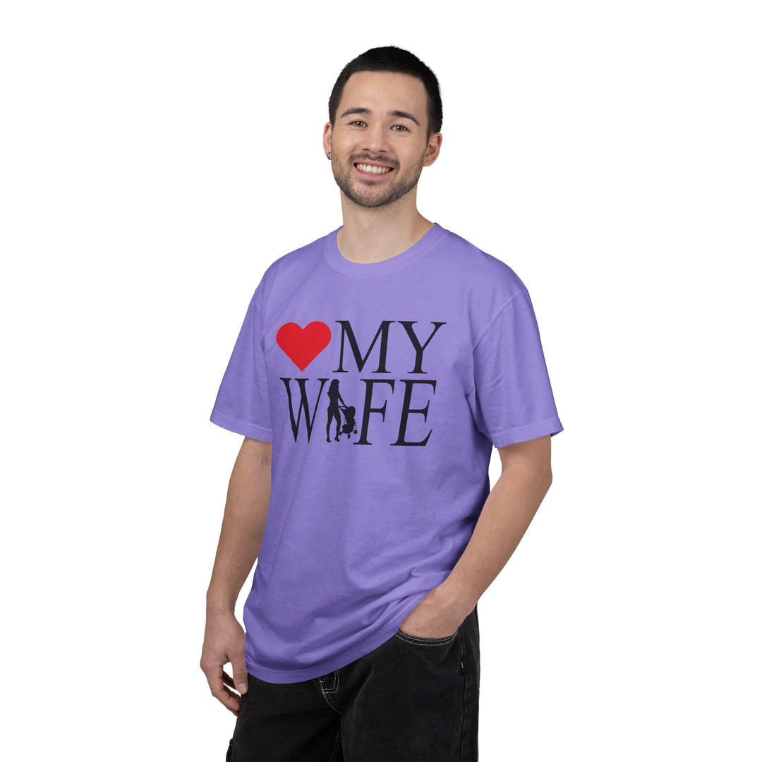 ❤️ My Wife Unisex Garment-Dyed T-Shirt