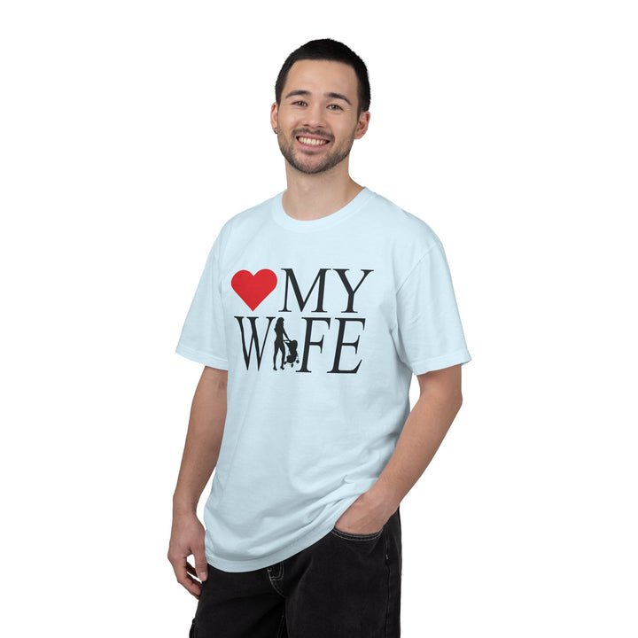 ❤️ My Wife Unisex Garment-Dyed T-Shirt