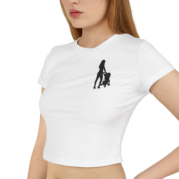 Subtle Power Logo Baby Tee | Hottest Mom | Effortless Everyday Style