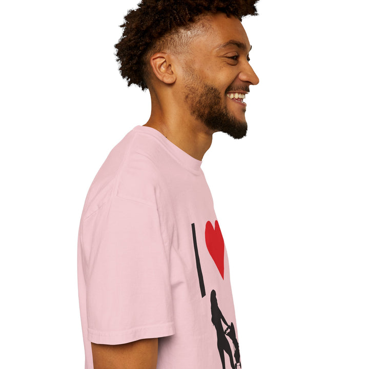 I ❤️ Hottest Mom Unisex Garment-Dyed T-Shirt | Celebrate Love and Empowerment