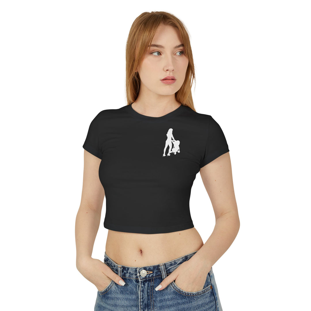 Subtle Power Logo Baby Tee | Hottest Mom | Effortless Everyday Style
