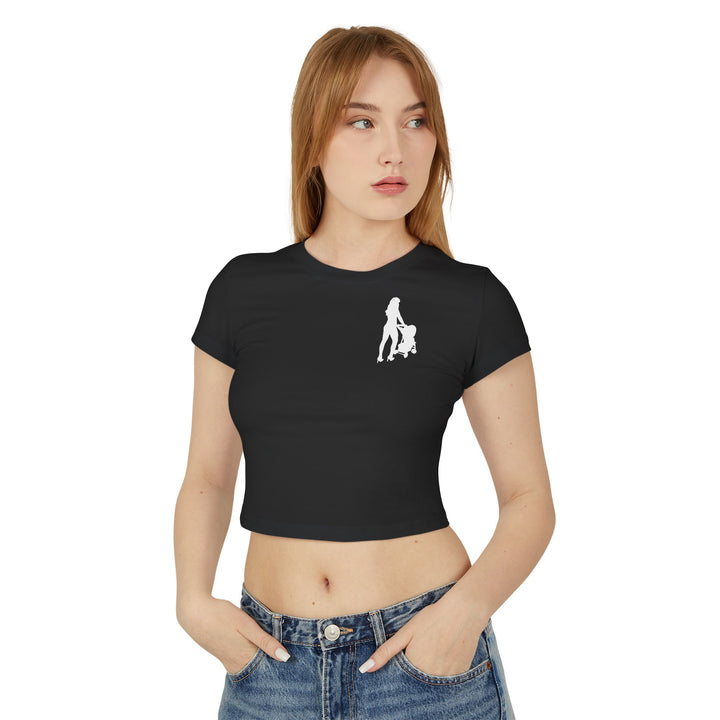 Subtle Power Logo Baby Tee | Hottest Mom | Effortless Everyday Style