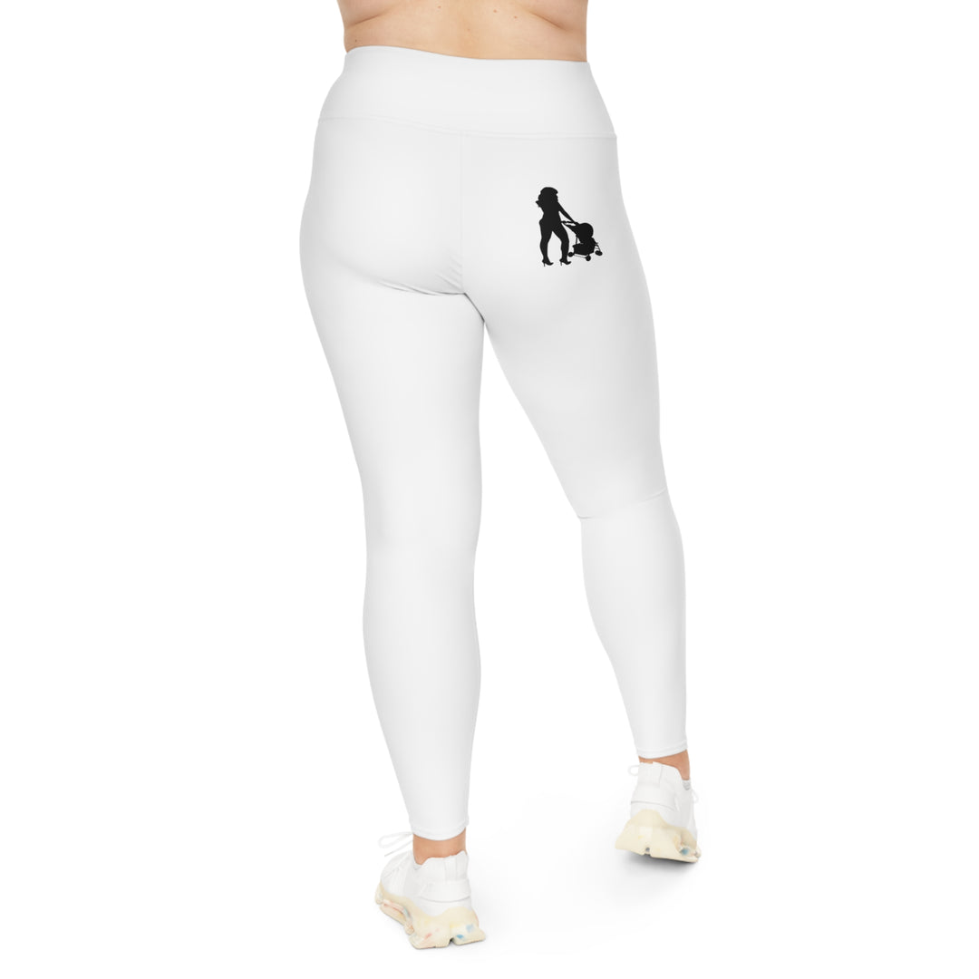 Curvaceous Empowerment Leggings | Confident, Resilient, Beautiful | Activewear for Moms