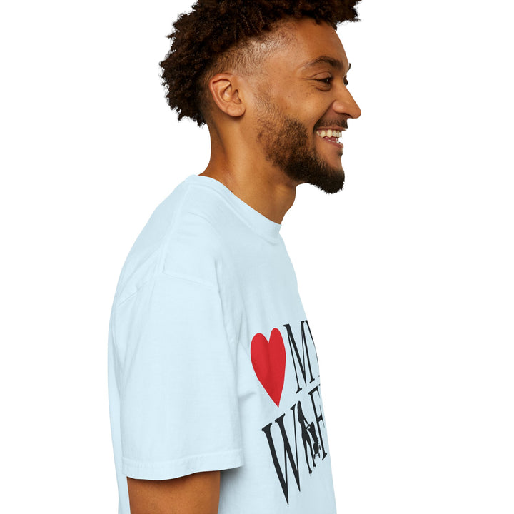 ❤️ My Wife Unisex Garment-Dyed T-Shirt