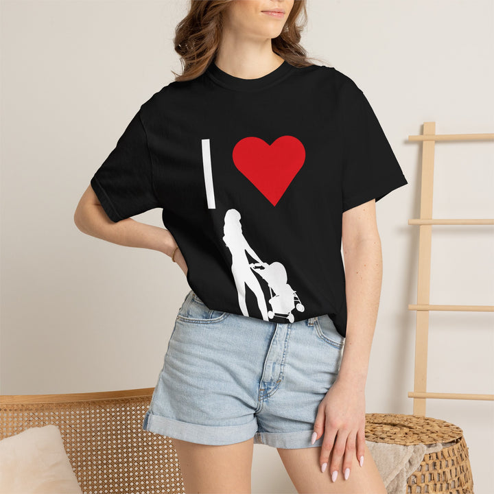 I ❤️ Hottest Mom Unisex Garment-Dyed T-Shirt | Celebrate Love and Empowerment