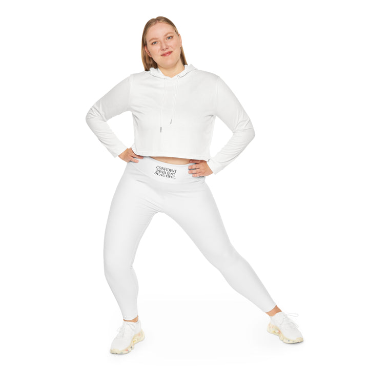 Curvaceous Empowerment Leggings | Confident, Resilient, Beautiful | Activewear for Moms