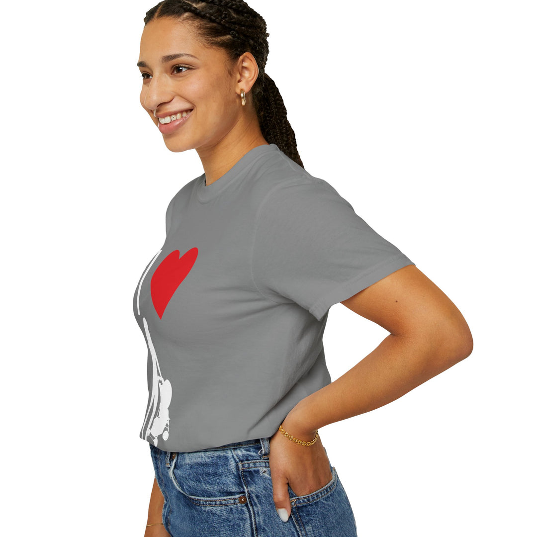 I ❤️ Hottest Mom Unisex Garment-Dyed T-Shirt | Celebrate Love and Empowerment