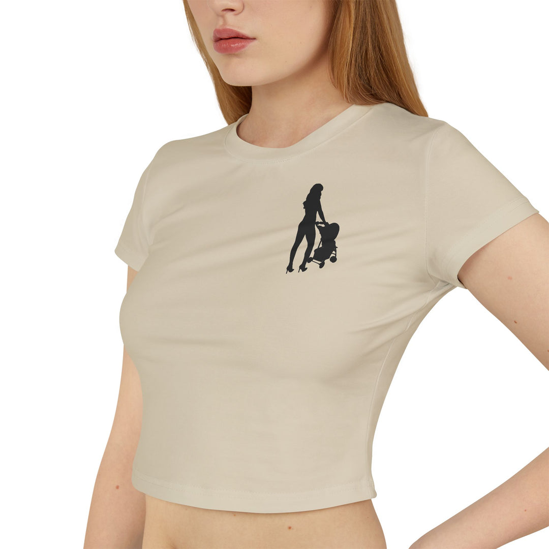 Subtle Power Logo Baby Tee | Hottest Mom | Effortless Everyday Style