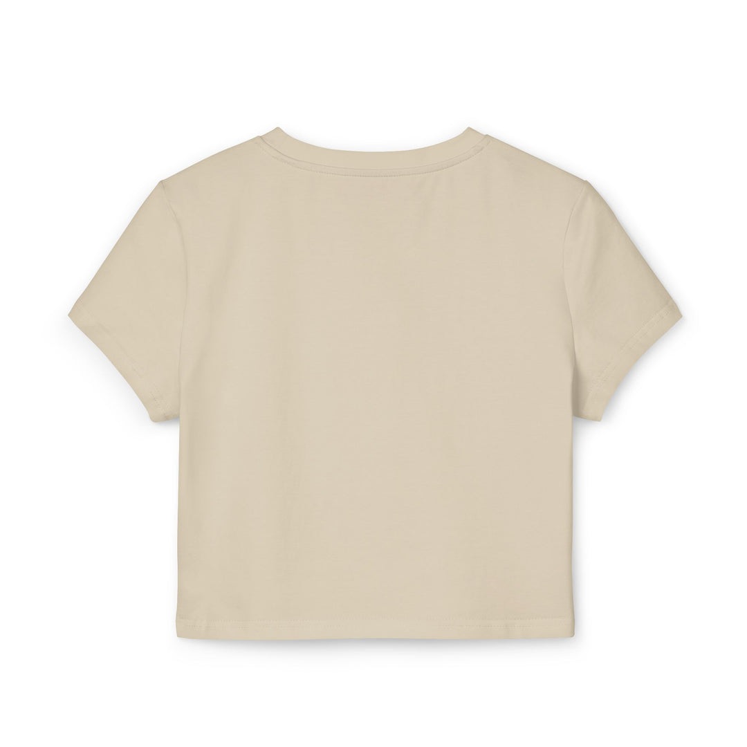 Oversized Hottest Mom Logo Women's Baby Tee | Confident, Resilient, Beautiful