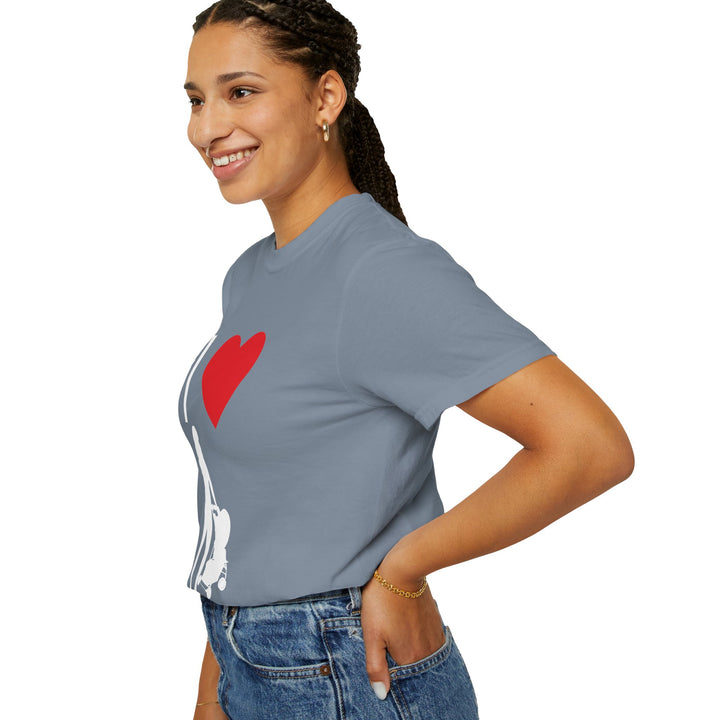 I ❤️ Hottest Mom Unisex Garment-Dyed T-Shirt | Celebrate Love and Empowerment