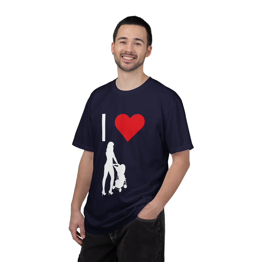 I ❤️ Hottest Mom Unisex Garment-Dyed T-Shirt | Celebrate Love and Empowerment