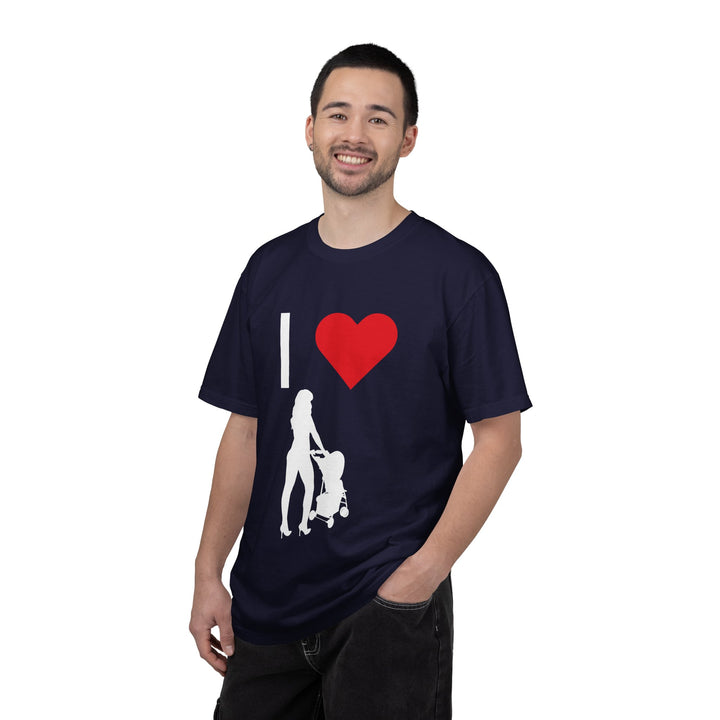 I ❤️ Hottest Mom Unisex Garment-Dyed T-Shirt | Celebrate Love and Empowerment