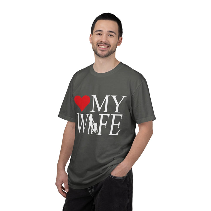 ❤️ My Wife Unisex Garment-Dyed T-Shirt