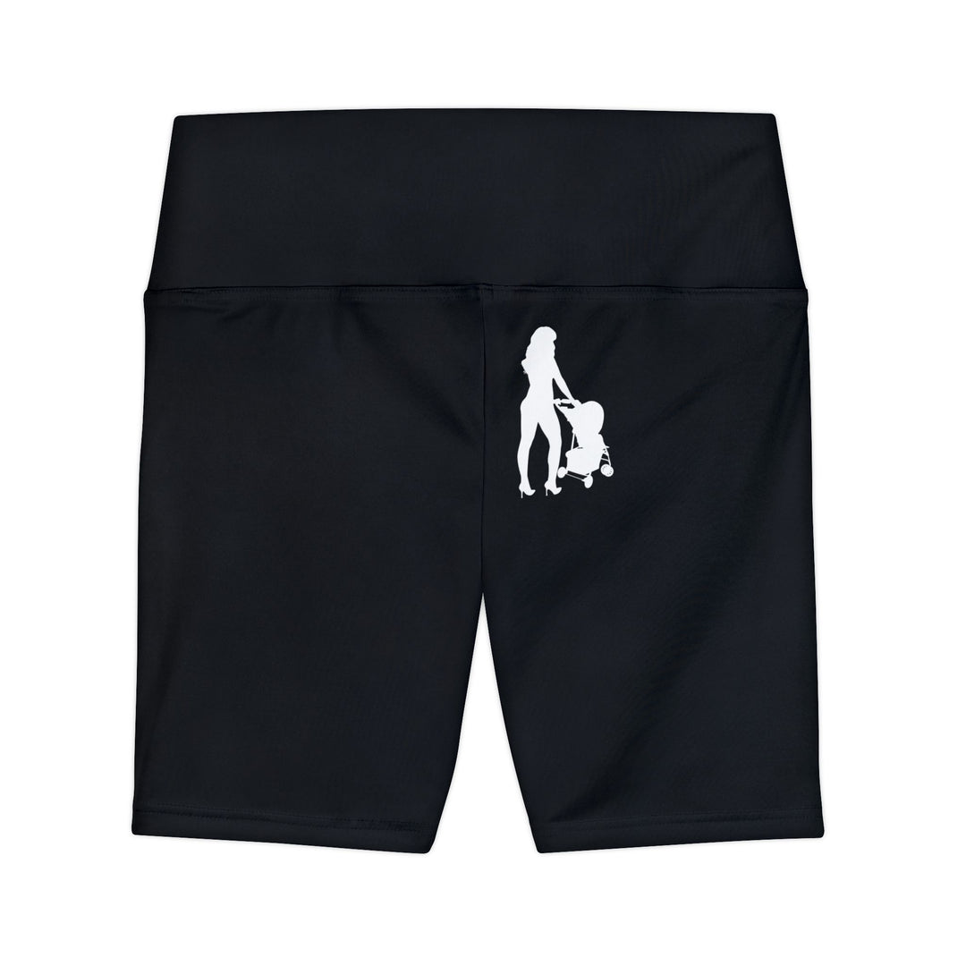 Empowerment Workout Shorts | Confident, Resilient, Beautiful (BLACK)