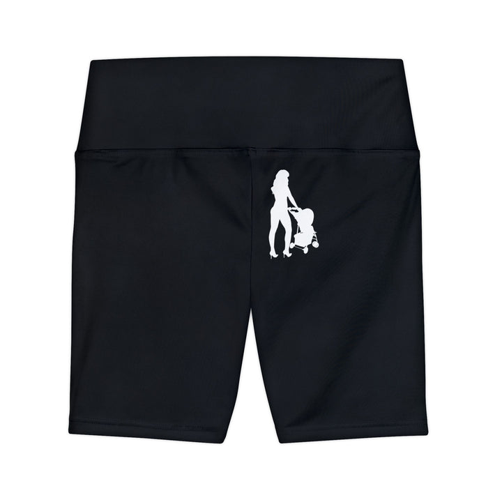 Empowerment Workout Shorts | Confident, Resilient, Beautiful (BLACK)