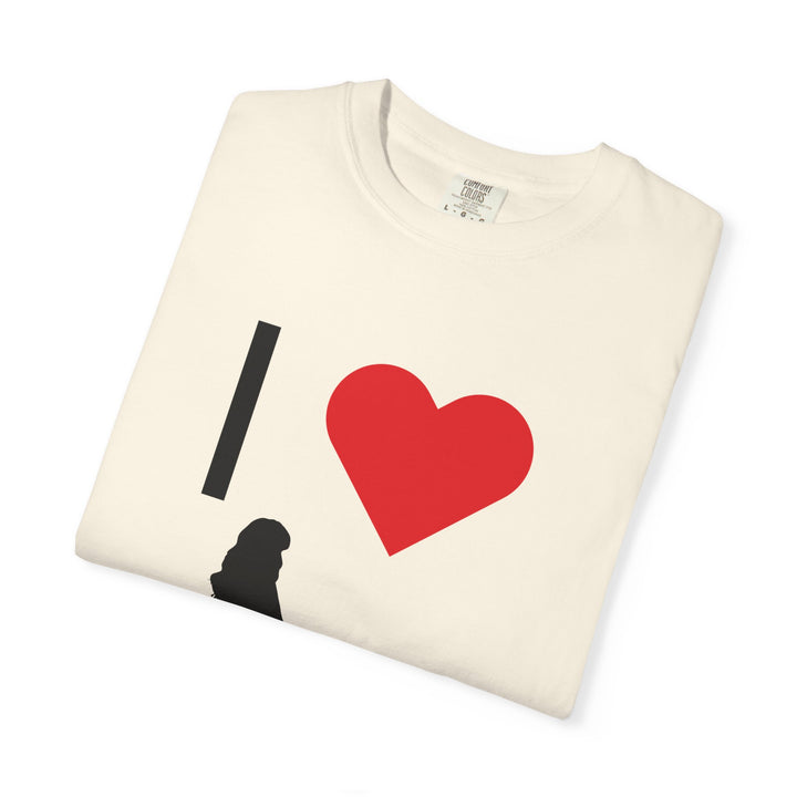 I ❤️ Hottest Mom Unisex Garment-Dyed T-Shirt | Celebrate Love and Empowerment