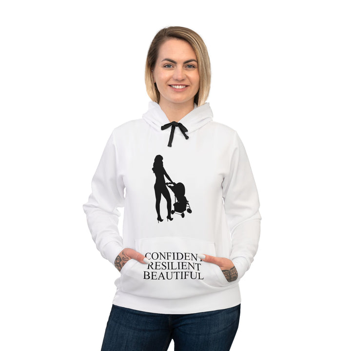 Empowerment Athletic Hoodie | Confident, Resilient, Beautiful