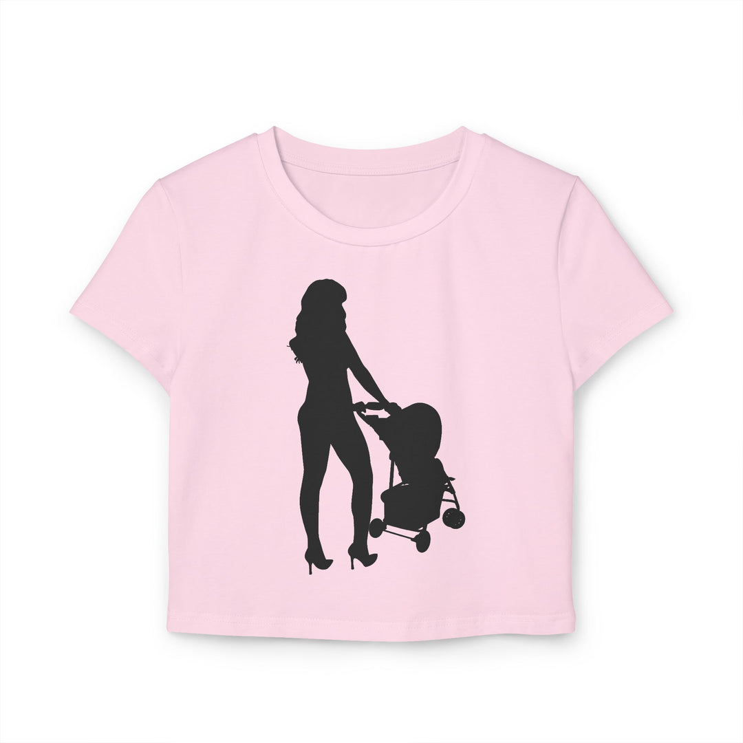Bold Logo Baby Tee | Hottest Mom | Make a Statement