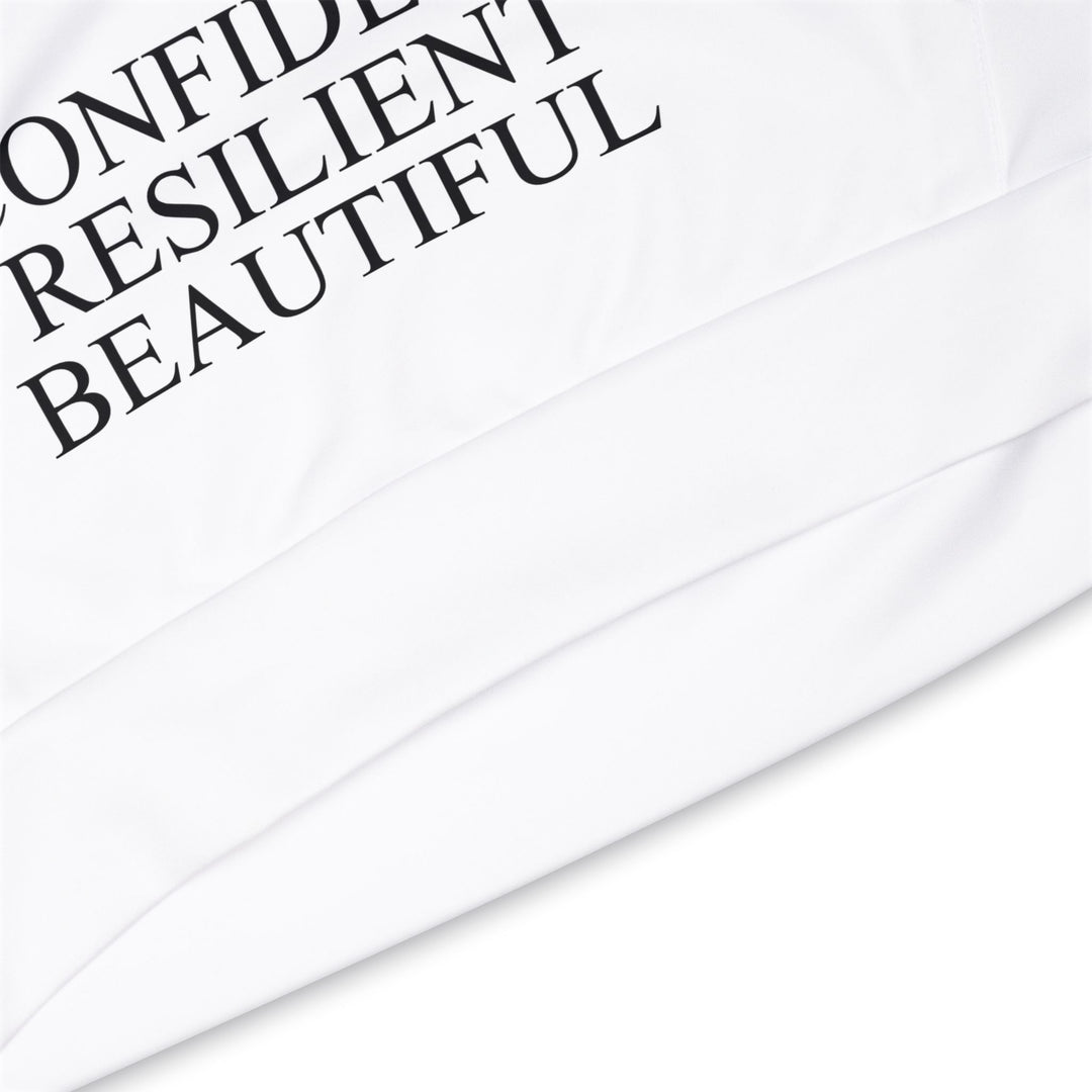 Empowerment Athletic Hoodie | Confident, Resilient, Beautiful
