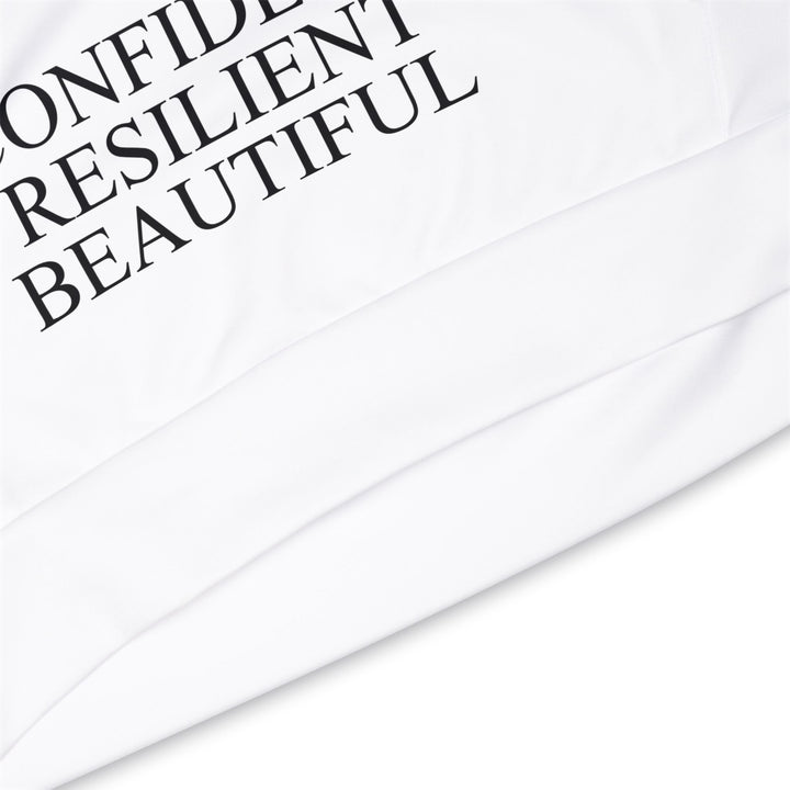 Empowerment Athletic Hoodie | Confident, Resilient, Beautiful